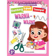 Creative workbook : gunting lipat tempel warna - warni