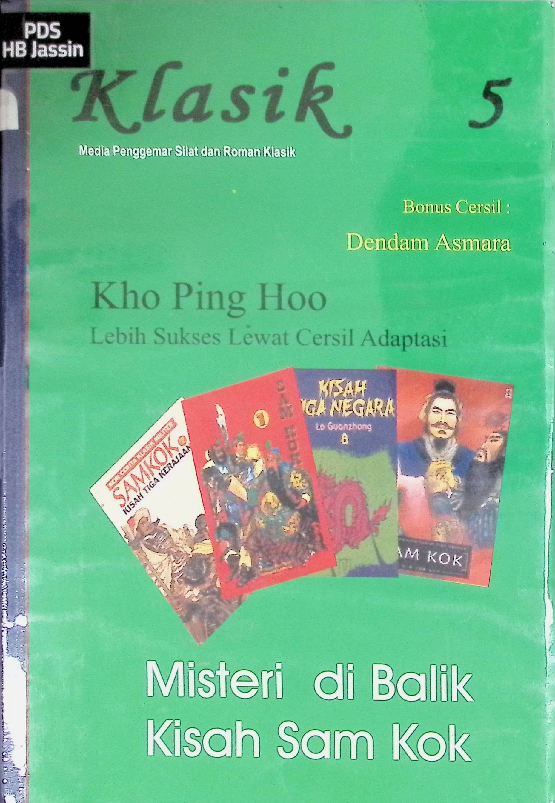 Bundel majalah klasik jilid 1 : media penggemar silat dan roman klasik