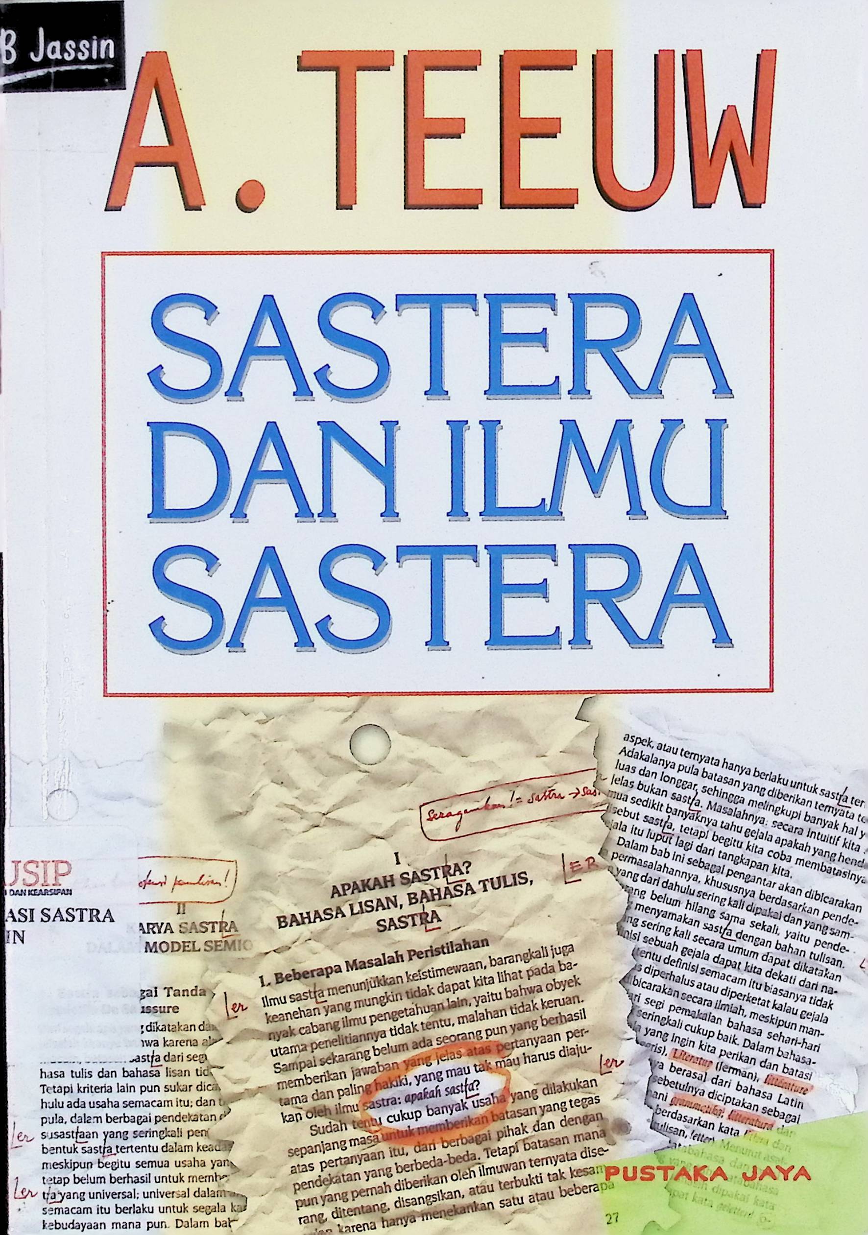 Sastera dan ilmu sastera