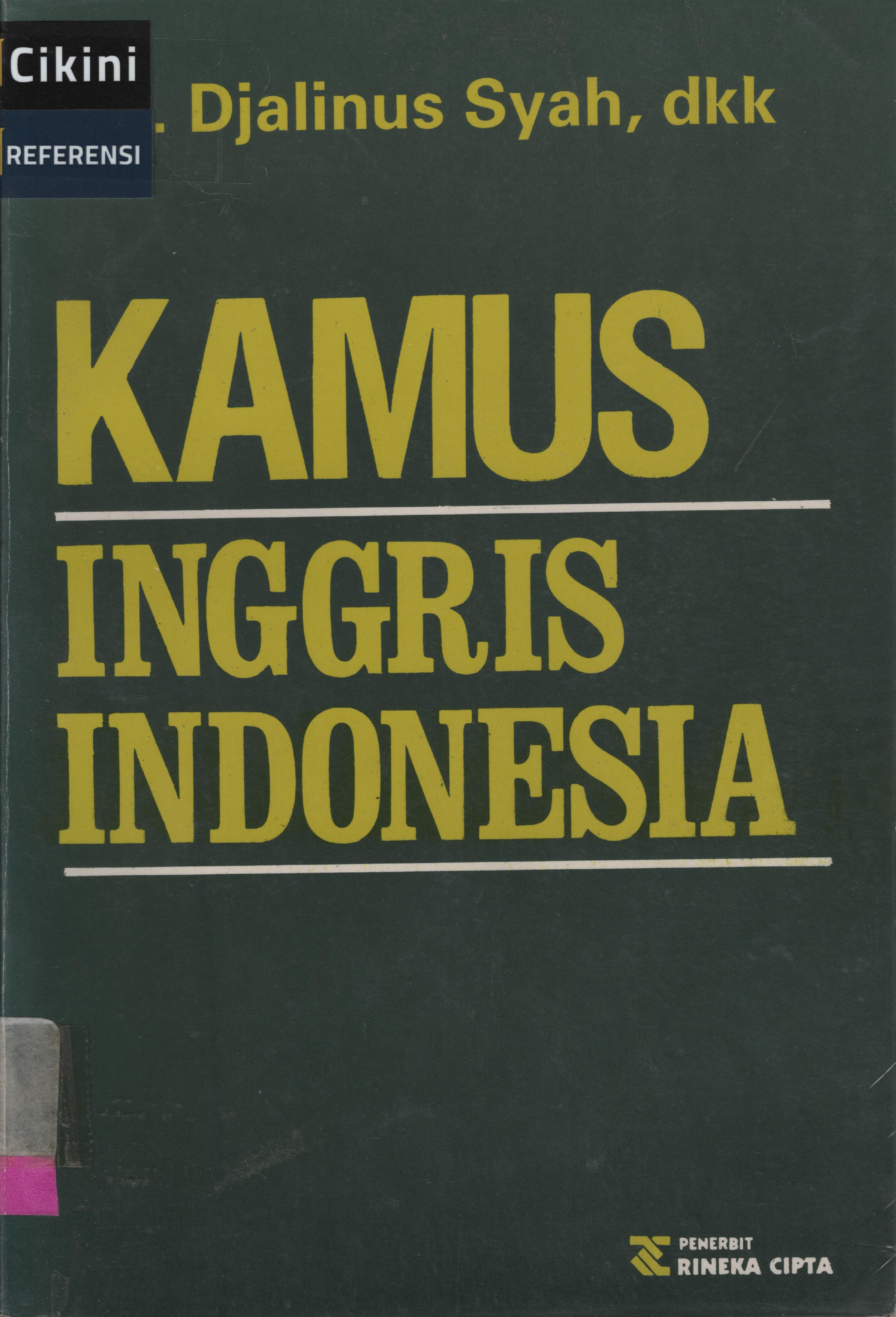 Kamus Inggris - Indonesia