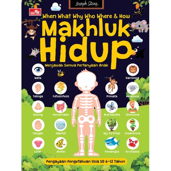 When, what, where, why, who, & how makhluk hidup : pengayaan pengetahuan usia sd 6-12