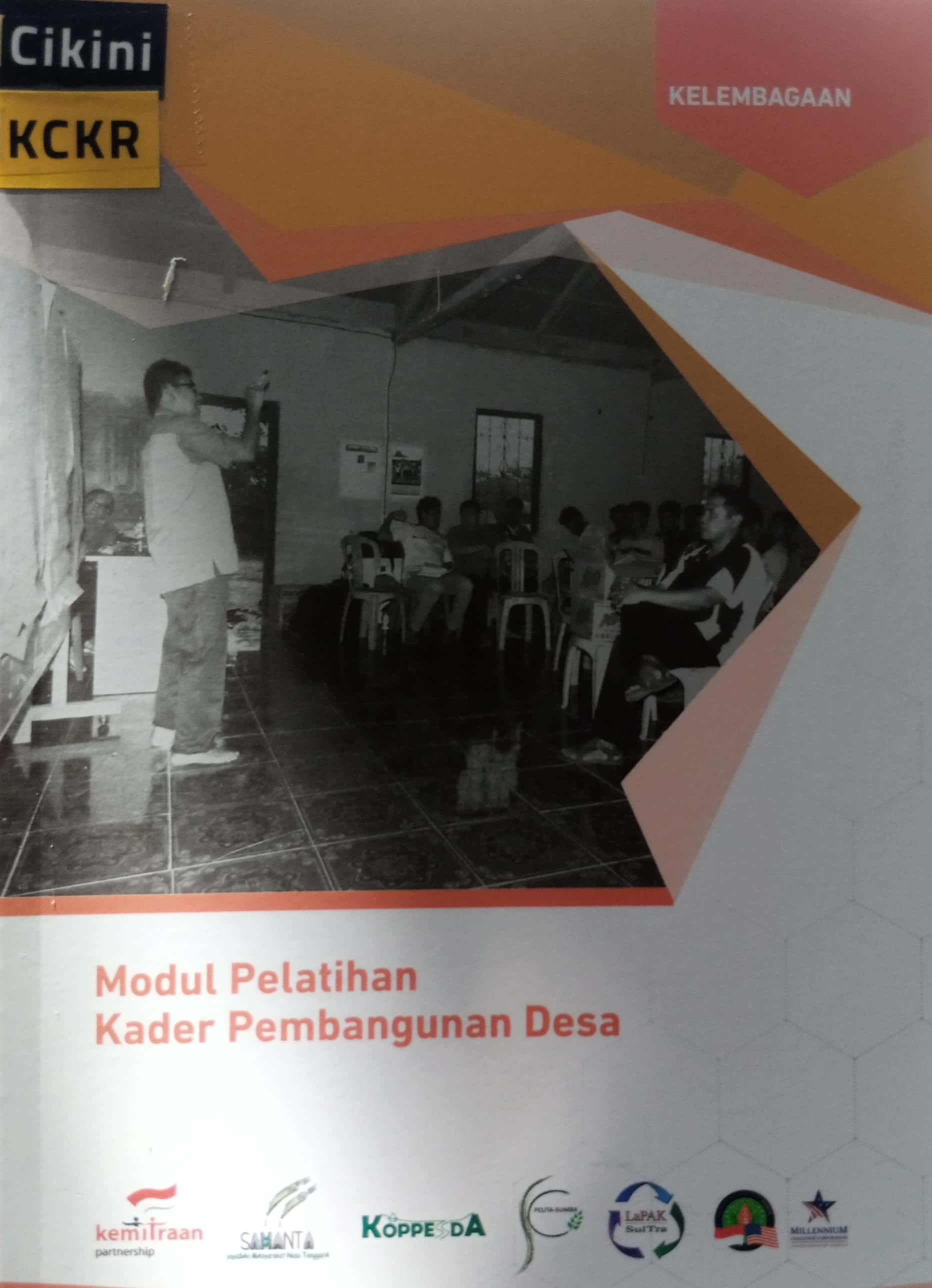 Modul pelatihan kader pembangunan desa