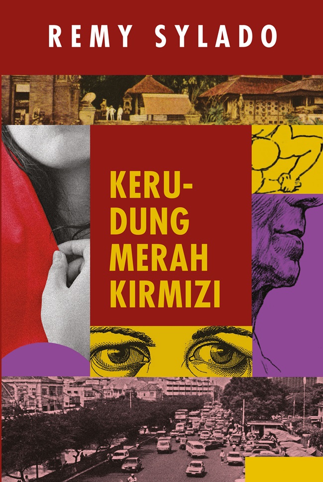 Kerudung merah kirmizi