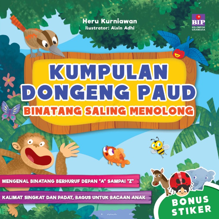 Kumpulan dongeng paud : binatang saling menolong
