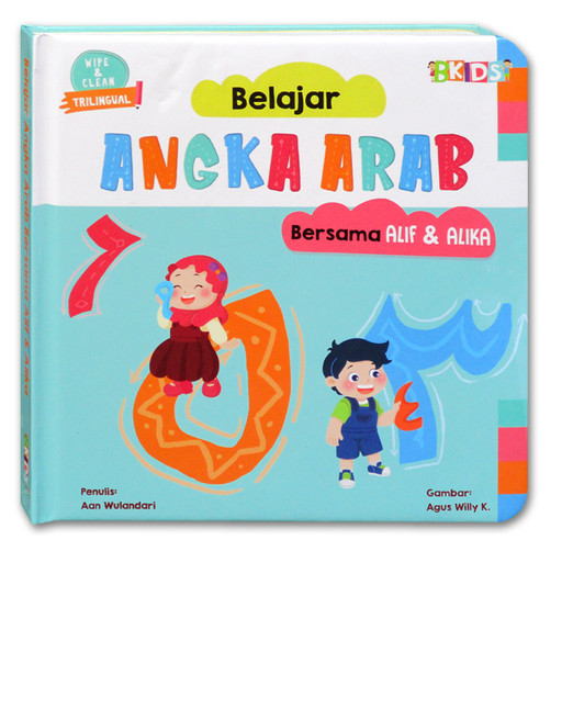 Wipe And Clean : Belajar Angka Arab Bersama Alif & Alika