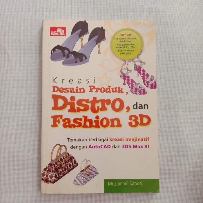 Kreasi desain produk distro dan fasion 3D