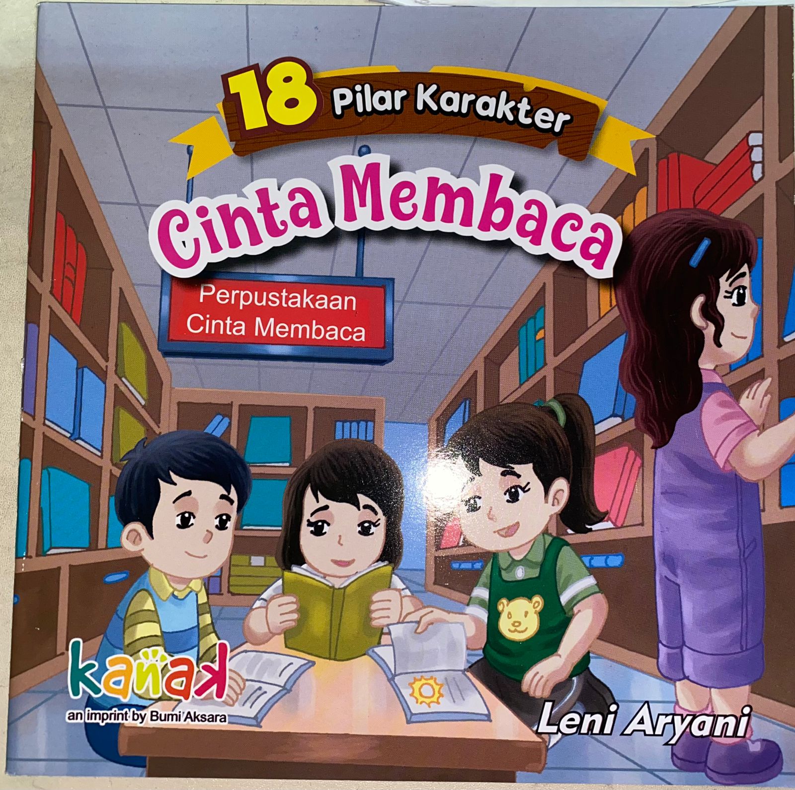 18 pilar karakter : cinta membaca