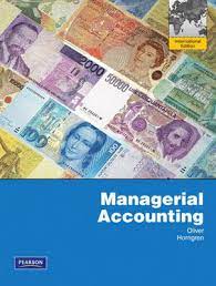 Managerial accounting / M. Suzanne Oliver, Charles T. Horngren