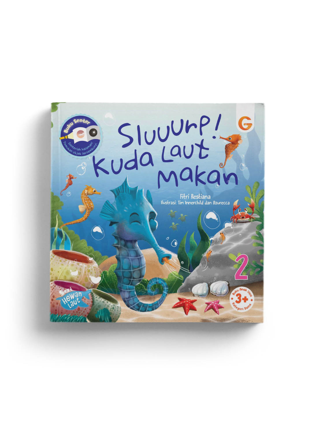 Sluuurp! kuda laut makan : Seri hewan laut