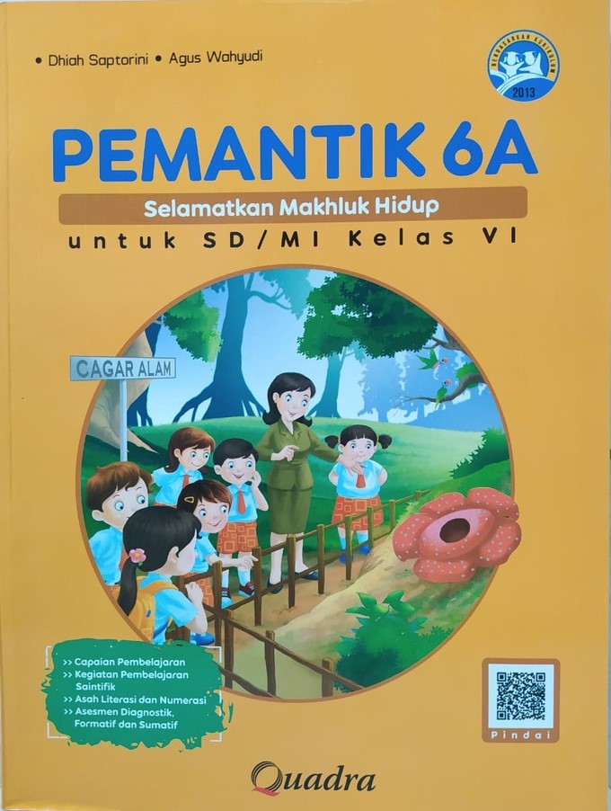 Pemantik 6A : selamatkan makhluk hidup untuk SD/MI kelas VI