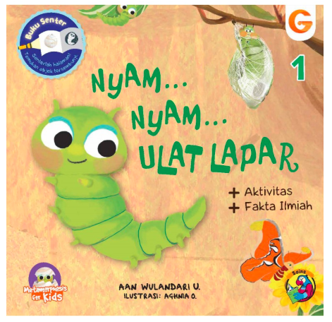 Nyam... nyam... ulat lapar : metamorphosis for kids