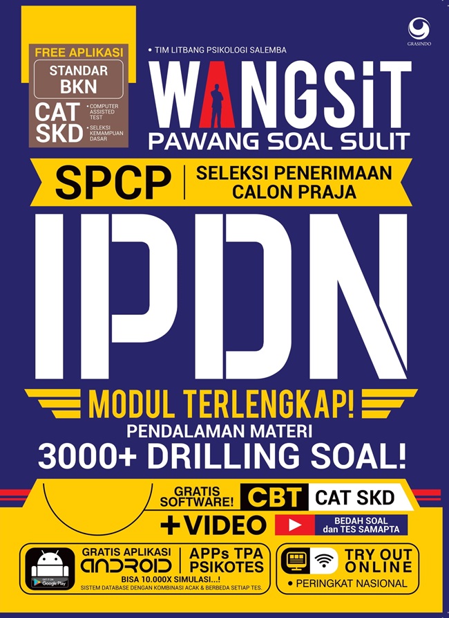 Wangsit pawang soal sulit seleksi peneriman calon praja (SPCP) IPDN