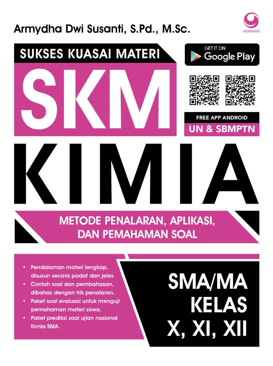 SKM (sukses kuasai materi) kimia SMA kelas x, xi, xii