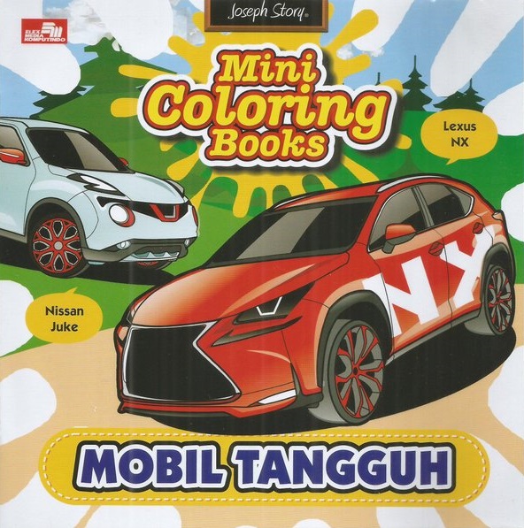 Mini coloring books : mobil tangguh