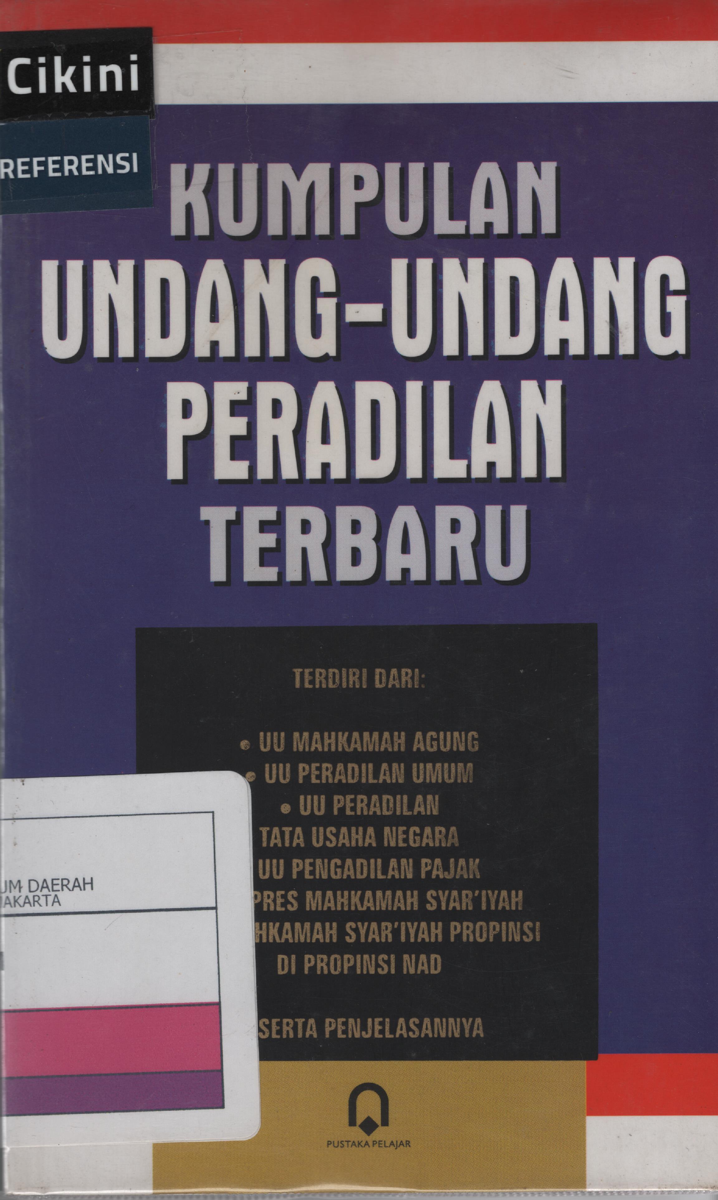 Kumpulan undang-undang peradilan terbaru