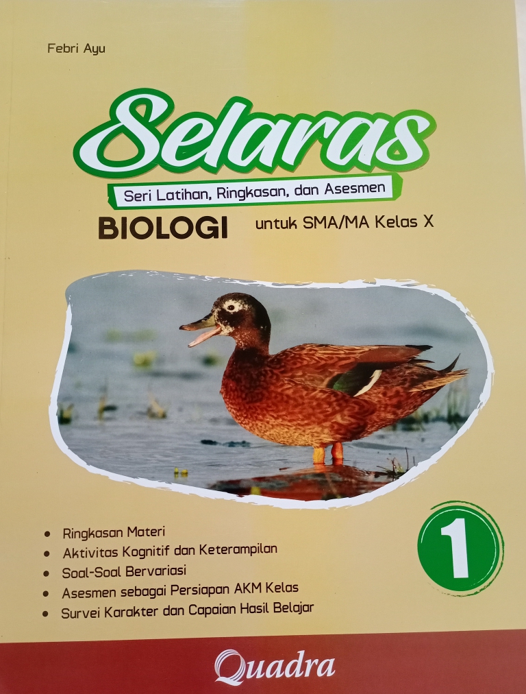 Selaras biologi 1 untuk SMA/MA kelas X