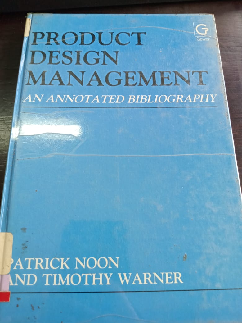 Product Design Management : An Annotated Bibliography
