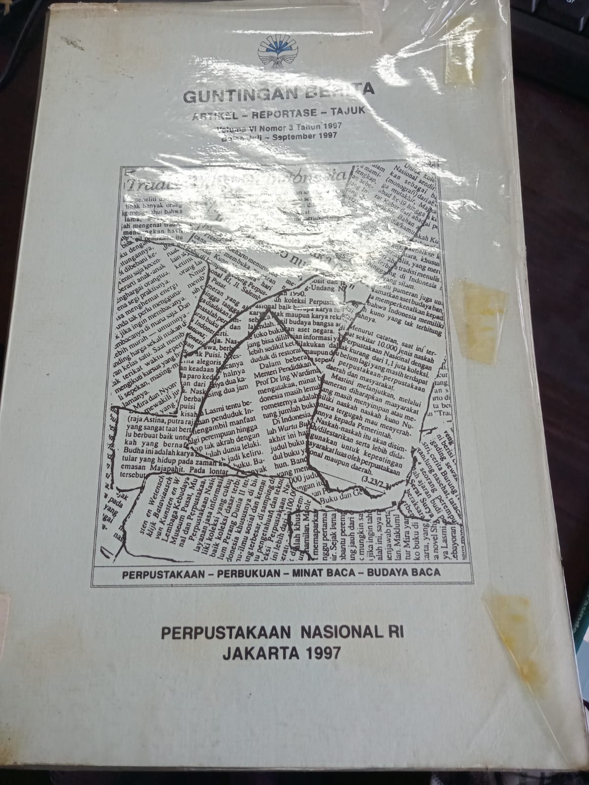 GUNTINGAN BERITA ARTIKEL - REPOTASE - TAJUK : Bulan Juli - September 1997