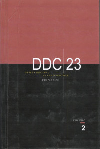 DDC 23 - : Dewey Decimal Classification Edition 23