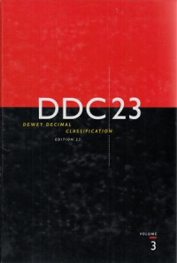 DDC 23 - { : Dewey Decimal Classification Edition 23