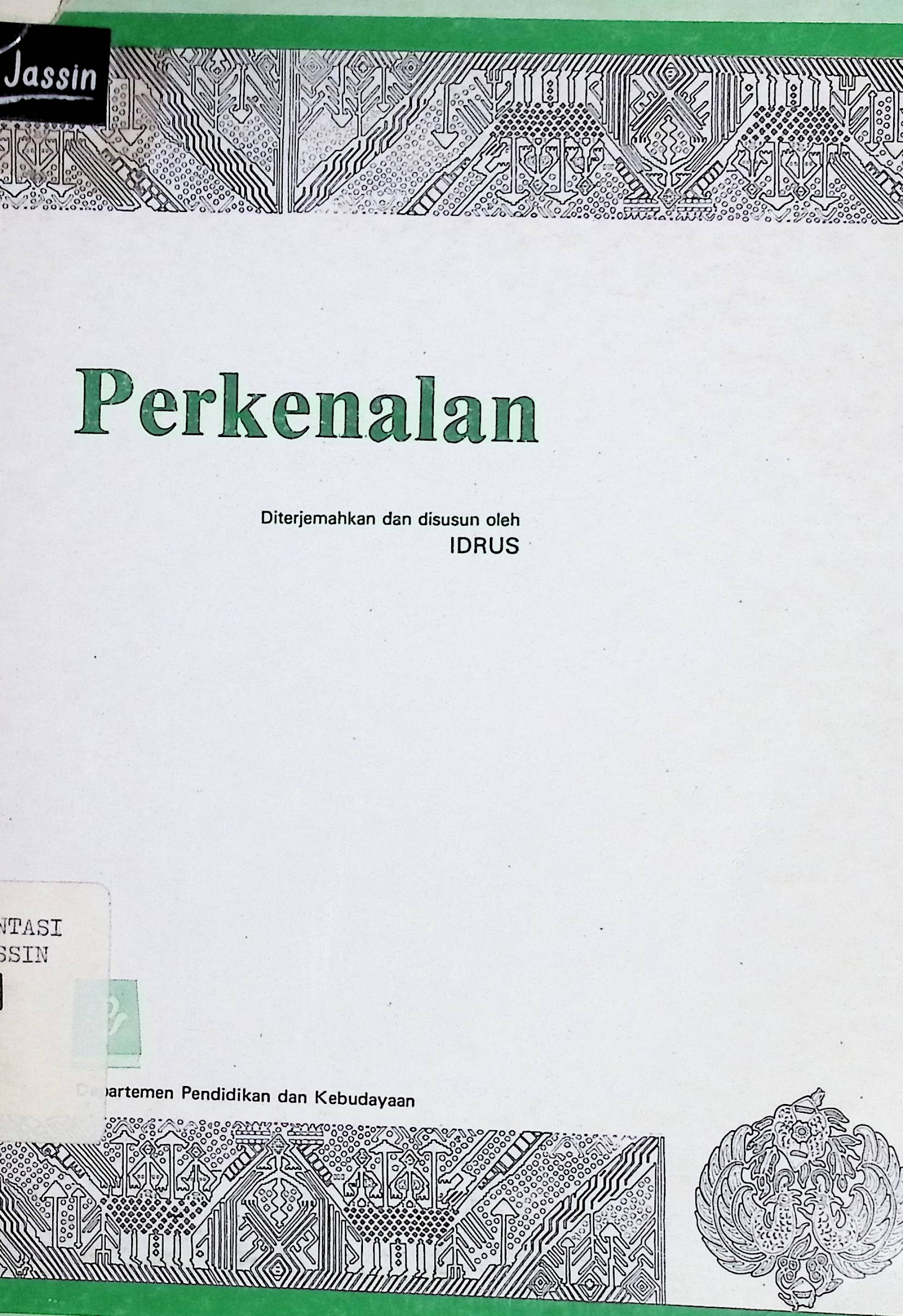 Perkenalan / Anton Tchechov