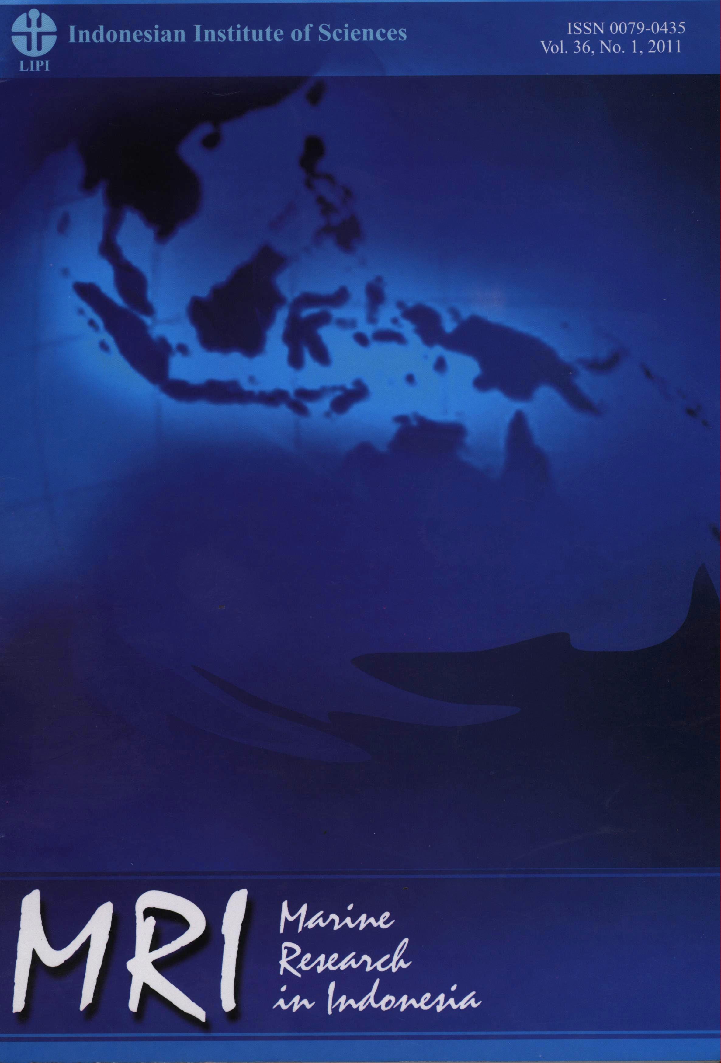 Marine research in Indonesia Vol. 36 No.1 2011