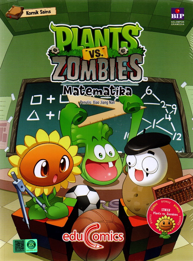 Komik sains plants vs zombies : matematika