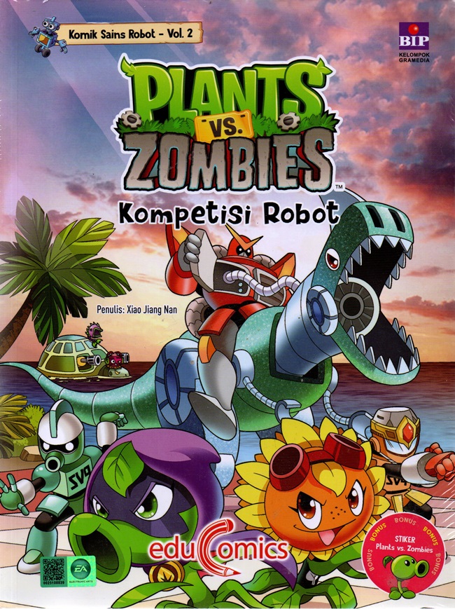 Plants vs zombies komik sains robot 2 : kompetisi robot