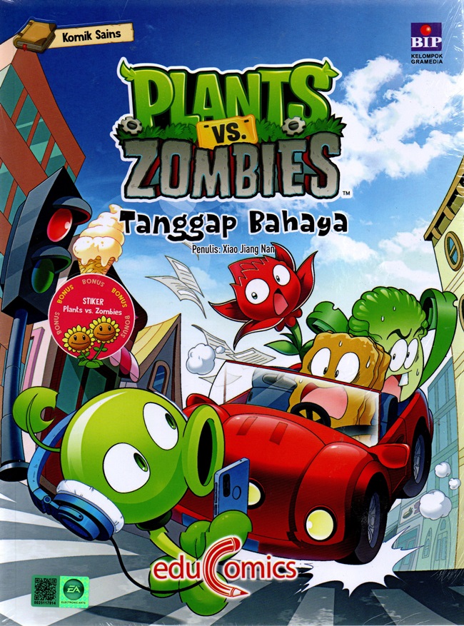 Komik sains plants vs zombies :  tanggap bahaya / Xiao Jiang Nan ; pengalih bahasa, Rahmi Vanina K., penyunting, Dian Rakhmawati Sumarsana