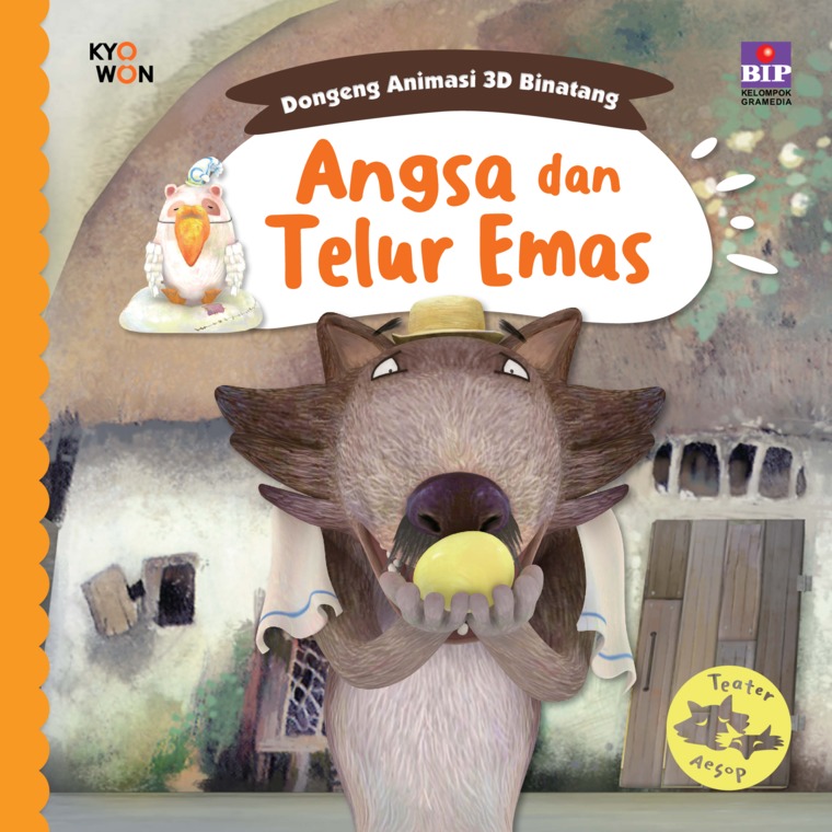 Dongeng animasi 3d binatang : angsa dan telur emas