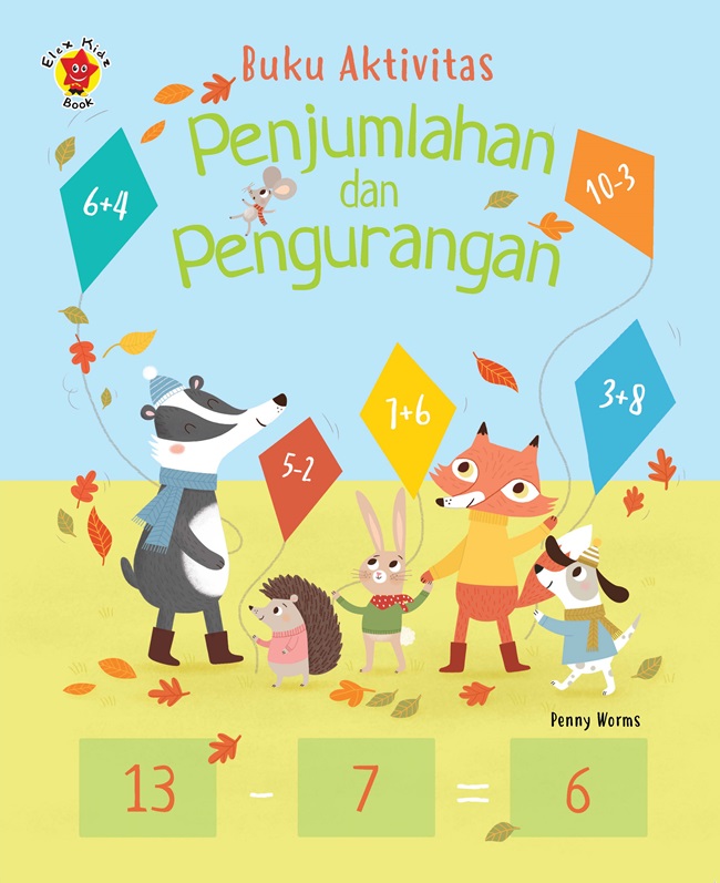 Buku aktivitas penjumlahan dan pengurangan