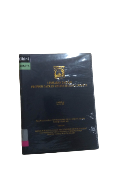 Lembaran daerah Propinsi Daerah Khusus Ibukota Jakarta