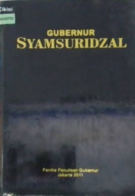 Gubernur : Syamsuridzjal