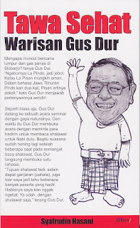 Tawa Sehat :  Warisan Gus Dur / Syafrudin Hasani