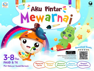 Aku pintar mewarnai