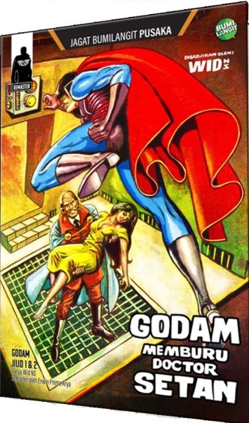 Godam memburu doctor setan :  edisi remaster vol 1 / Wid NS ; editor, Rizqi R. Mosmarth