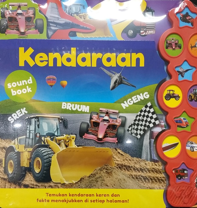 Sound Book : kendaraan / Igloo Books, ilustrator, Hannah George ; editor, Hannah Campling, Agnes Vidita ; penerjemah, Jane Clarissa