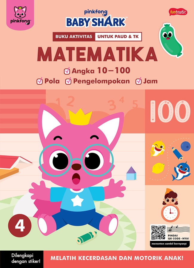 Buku aktivitas matematika 4 / Pinkfong ; alih bahasa, Vina Marlia