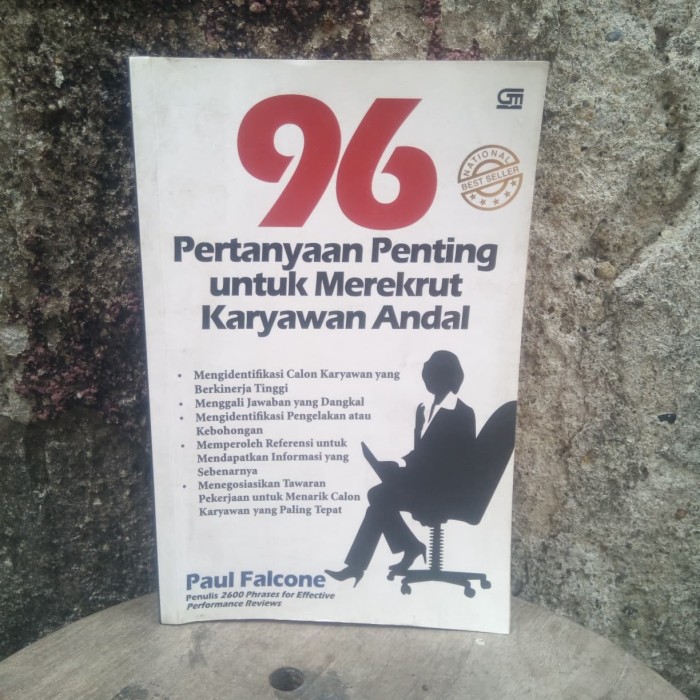 96 pertanyaan penting untuk merekrut karyawan andal