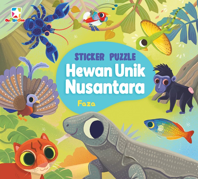 Sticker puzzle : hewan unik nusantara / Faza