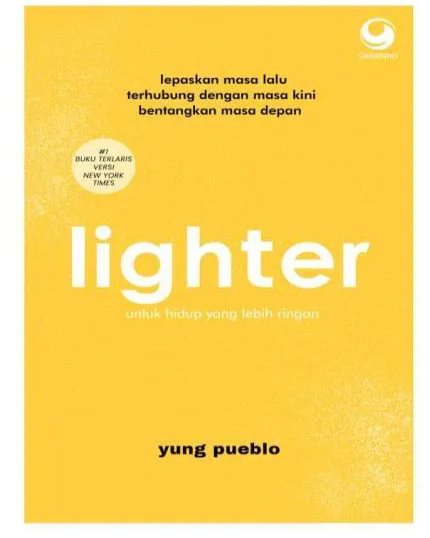 Lighter :  lepaskan masa lalu, terhubung dengan masa kini, bentangkan masa depan / Yung Pueblo ; Penerjemah, Dono S. ; Penyunting, Cindy Kus Untari, Diane Novita