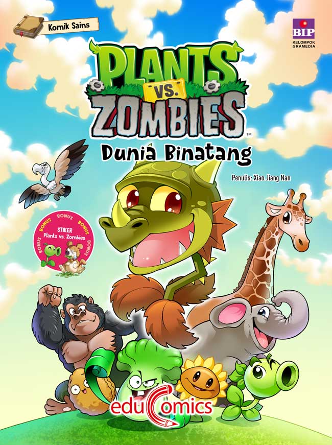 Komik sains Plants vs Zombies : dunia binatang