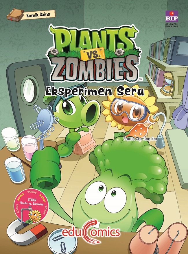 Komik sains plants vs Zombies : eksperimen seru