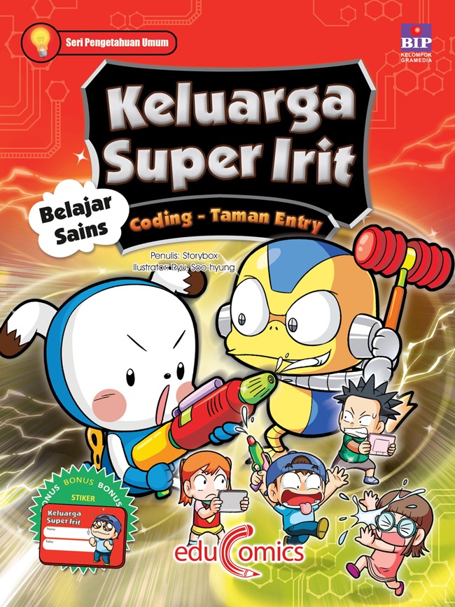 Keluarga super irit belajar sains : coding-taman entry