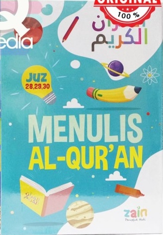 Menulis al-Qur'an juz 28, 29, 30