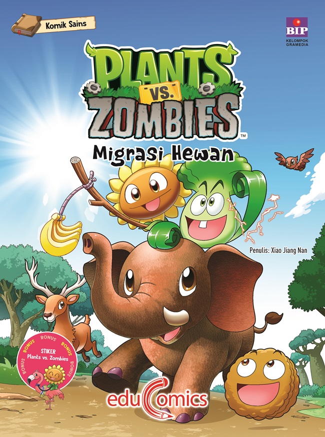 Komik sains plants vs Zombies :  migrasi hewan / Xiao Jiang Nan ; pengalih bahasa, Linda, penyunting, Dian Rakhmawati Sumarsana