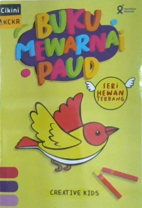 Buku mewarnai PAUD seri hewan terbang
