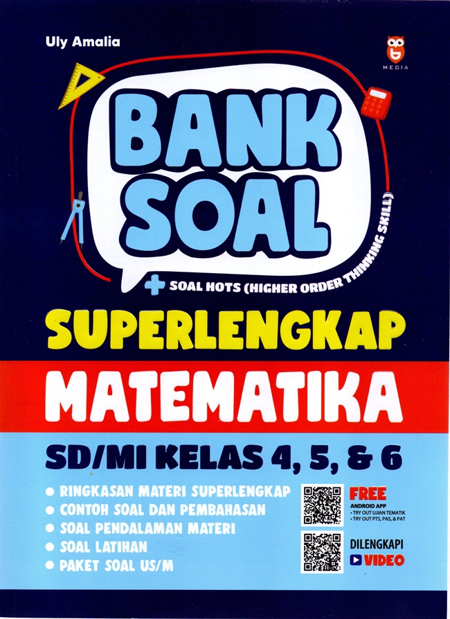 Bank soal superlengkap matematika SD/MI kelas 4,5, & 6