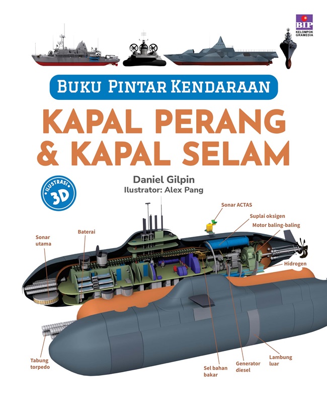 Buku pintar kendaraan : kapal perang & kapal selam