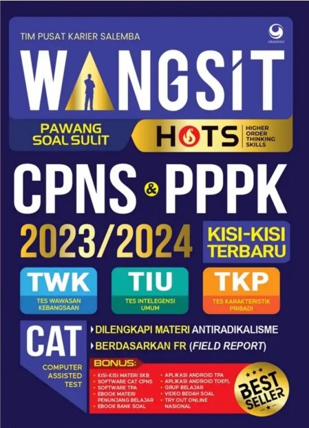Wangsit pawang soal sulit :  CPNS 2023/2024 / Tim Pusat Karier Salemba; Penyunting, Prasetya Adhi Nugroho